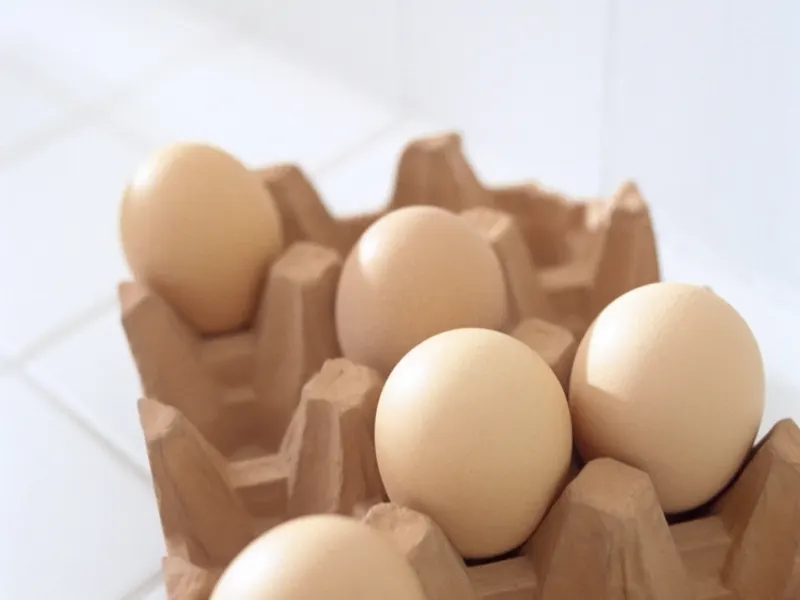 Huevos en su cartón